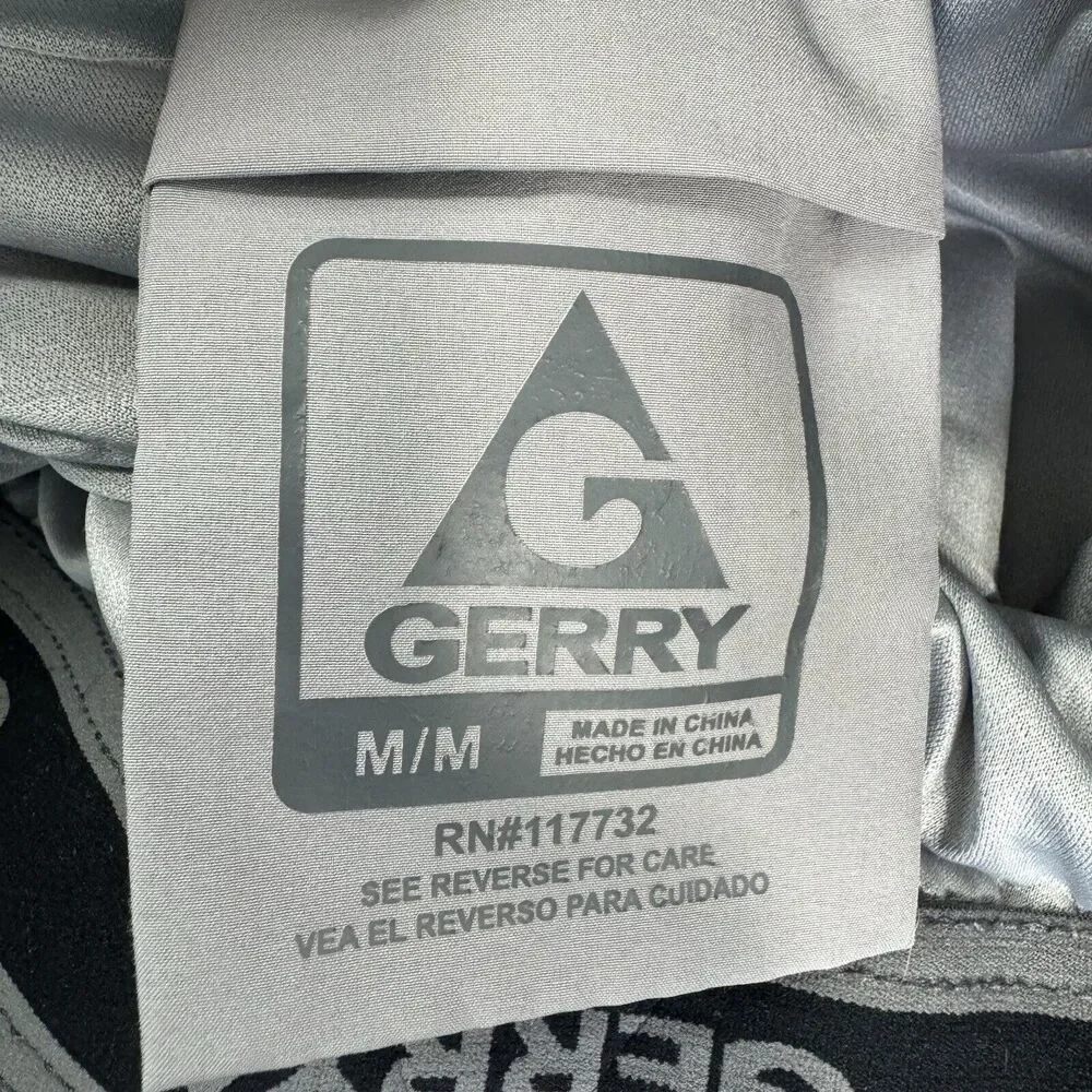 Gerry Men's Swim Shorts Swim Trunk Size M Stretch Water‎ Repel UV Protect Blue